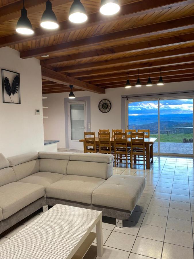 הוילה Saint-Hilaire  Vue Panoramique & Jacuzzi Prive מראה חיצוני תמונה