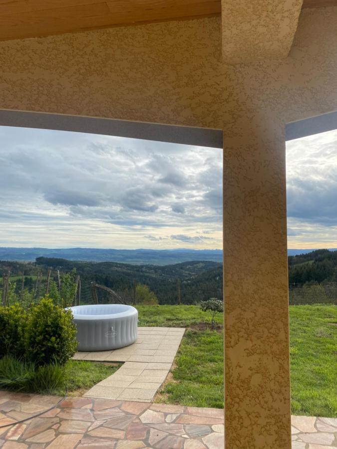 הוילה Saint-Hilaire  Vue Panoramique & Jacuzzi Prive מראה חיצוני תמונה