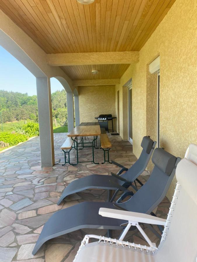 הוילה Saint-Hilaire  Vue Panoramique & Jacuzzi Prive מראה חיצוני תמונה